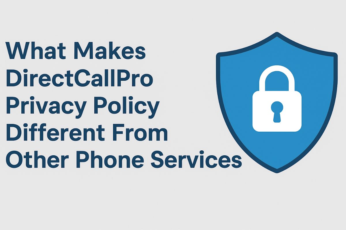 DirectCallPro privacy policy features including encryption and data protection
